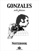 CHILLY GONZALES : NOTEBOOK SOLO PIANO - VOLUME 1