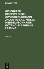 Gelehrter Briefwechsel zwischen Johann Jacob Reiske, Moses Mendelssohn und Gotthold Ephraim Lessing, Teil 2, Gelehrter Briefwechsel zwischen Johann Ja