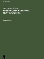 Faserforschung und Textiltechnik, Band 26, Heft 1, Faserforschung und Textiltechnik Band 26, Heft 1