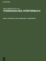 Thüringisches Wörterbuch, Band 5, Lieferung 2 und 3, Reisigagen ? Sauerampfer