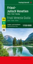 Friaul - Julisch-Venetien, Straßen- und Freizeitkarte 1:150.000, freytag & berndt