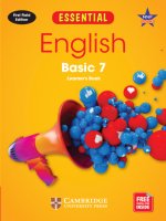 Essential English Junior Secondary 7 Learner's Book