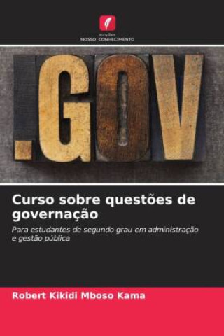 Curso sobre questões de governação