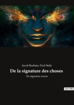 De la signature des choses