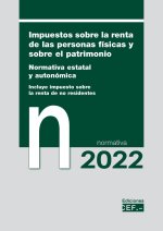 Impuestos sobre la renta de las personas físicas y sobre el patrimonio. Normativa estatal y autonómica. Incluye IRNR