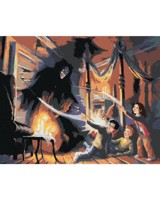 Malování podle čísel 40 x 50 cm Harry Potter - Sirius Black první setkání