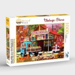 Brain Tree - Vintage Store 1000 Piece Puzzle for Adults: With Droplet Technology for Anti Glare & Soft Touch