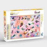 Brain Tree - Birds 1000 Piece Puzzle for Adults: With Droplet Technology for Anti Glare & Soft Touch