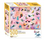 Brain Tree - Bird Puzzle - 500 Piece Puzzles for Adults: With Droplet Technology for Anti Glare & Soft Touch