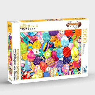 Brain Tree - Candy Egg 1000 Piece Puzzle for Adults: With Droplet Technology for Anti Glare & Soft Touch