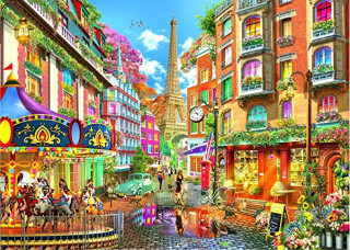 Brain Tree - Paris Eiffel 1000 Piece Puzzle for Adults