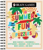Brain Games - Summer Fun Puzzles (#3): Word Searches, Crosswords, Cryptograms, Anagrams, Mind Stretchers, Word Ladders, and More!