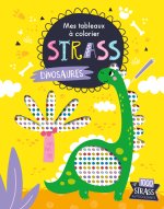 MES TABLEAUX À COLORIER STRASS - DINOSAURES