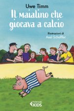 maialino che giocava a calcio