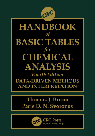 CRC Handbook of Basic Tables for Chemical Analysis