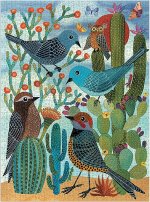 Desert Avian Friends 1000 Piece Puzzle