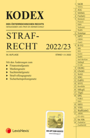 KODEX Strafrecht 2022/23 - inkl. App