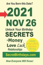 Born 2021 Nov 26? Your Birthday Secrets to Money, Love Relationships Luck