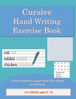 Cursive Writing workbook for kids 8 - 12