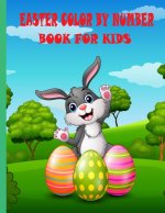 easter color by number book for kids