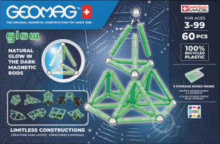 Stavebnice Geomag Glow 60 pcs