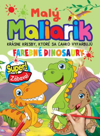 Malďż˝ maliarik - Farebnďż˝ dinosaury