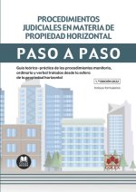 Procedimientos judiciales en materia de propiedad horizontal. Paso a paso