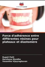 Force d'adhérence entre différentes résines pour plateaux et élastom?re