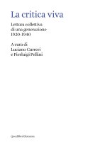 critica viva. Lettura collettiva di una generazione (1920-1940)