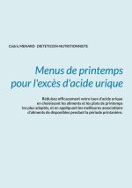 Menus de printemps pour l'exc?s d'acide urique.