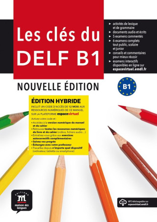 Les cles du delf b1 nouvelle edition hybride - livre de l'eleve