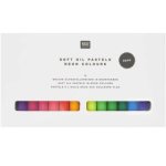 Ölpastellkreide Neonfarben, 12 Farben