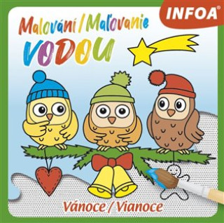 Malování/Maľovanie vodou Vánoce/Vianoce