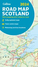 2024 Collins Road Map of Scotland