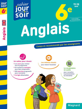 Anglais 6e LV1 - Cahier Jour Soir