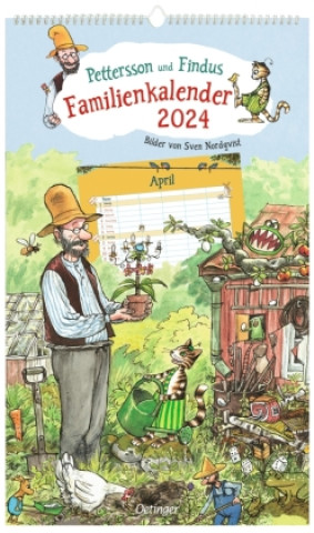 Pettersson und Findus Familienkalender 2024