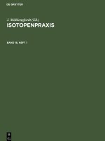 Isotopenpraxis, Band 16, Heft 1, Isotopenpraxis Band 16, Heft 1