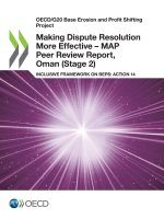 Making Dispute Resolution More Effective - MAP Peer Review Report, Oman (Stage 2)