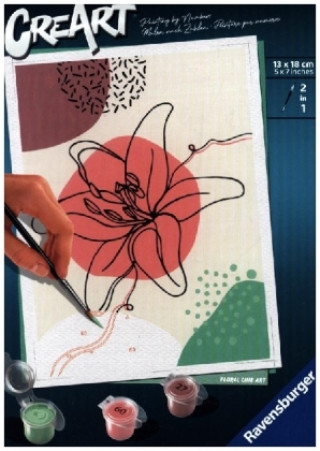 Ravensburger Malen nach Zahlen 23542 - Floral Line Art - ab 12 Jahren