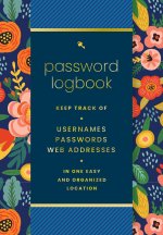 Password  Logbook (Hip Floral)