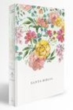 Biblia Rvr1960 Letra Grande Tama?o Manual, Tapa Dura Con Nombres de Dios, Flores Naranjas / Spanish Bible Rvr1960 Handy Size Large Print, Orange Flowe