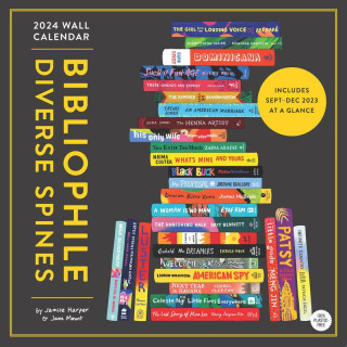 2024 Wall Cal: Bibliophile Diverse Spines