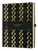 Carnet C&G très grand format ligné romans gold