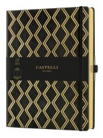 Carnet C&G très grand format uni greek gold