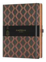 Carnet C&G très grand format ligné greek copper