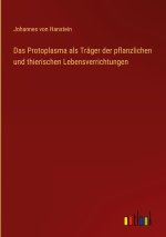 Das Protoplasma als Träger der pflanzlichen und thierischen Lebensverrichtungen