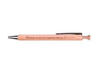 Dďż˝evďż˝nďż˝ propiska "Wherever you go, carry happiness with you"