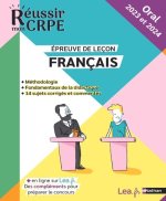 Epreuve orale Leçon - Français - CRPE 2023 et 2024