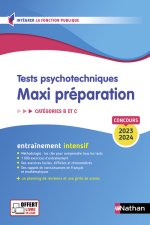Tests psychotechniques - Maxi préparation. Catégories B et C - 2023-2024