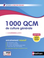 1 000 QCM de culture générale - Catégories A, B, C - 2023-2024